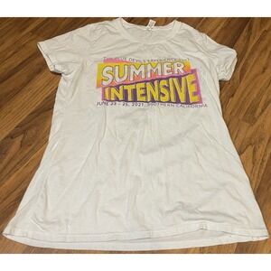 Blue Devils Drum & Bugle Corps Summer Intensive 2021 Tee Large White DCI Band